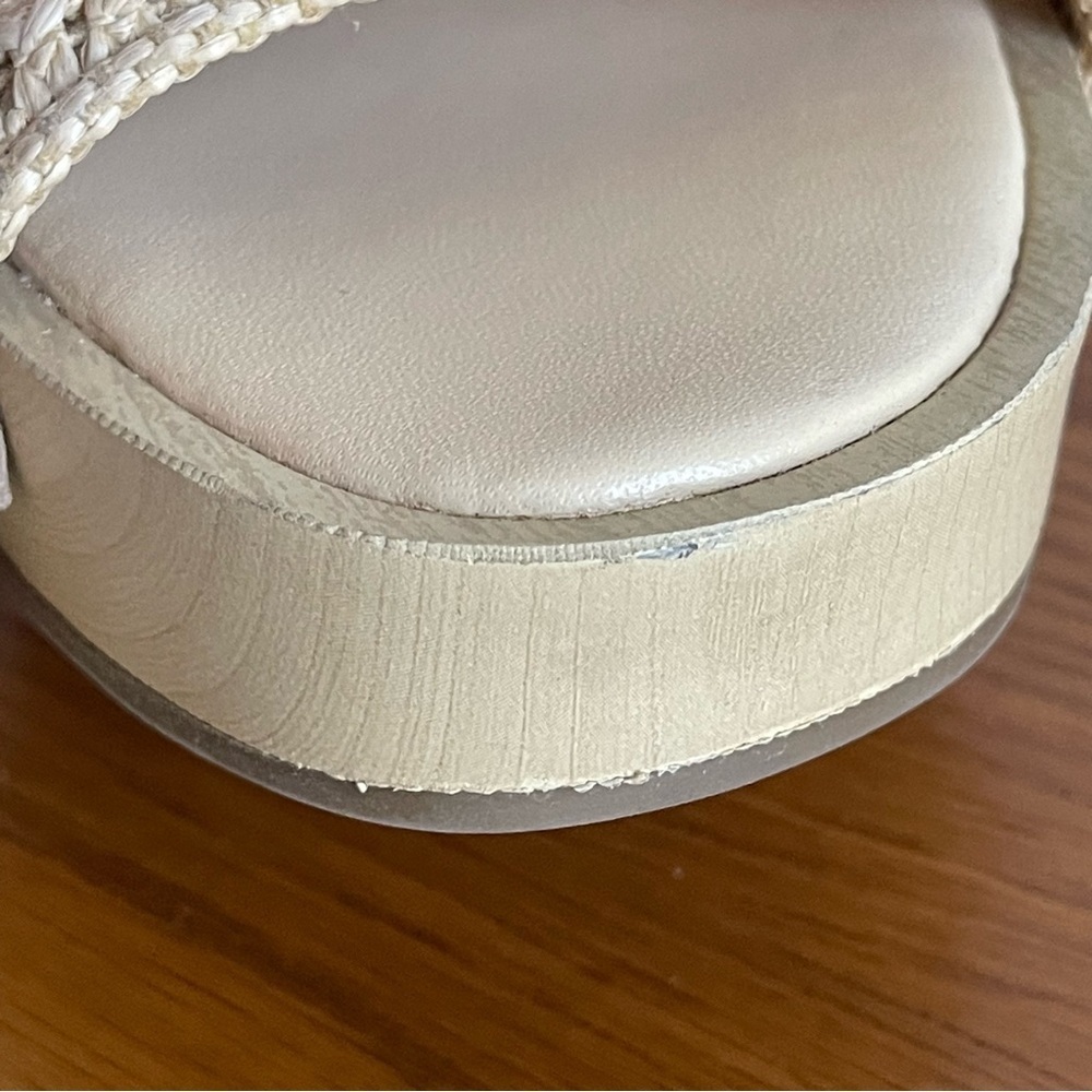 Franco Sarto Capri Clog Sandals Beige/Light Tan (Crudo) Size 10 - Picture 10 of 16